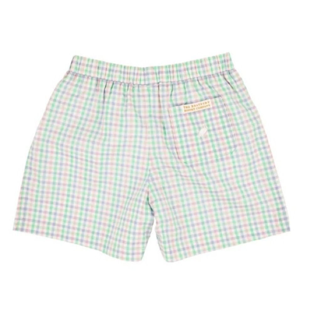 TBBC Boys 5 Shelton Shorts Sir Proper's Preppy Gingham Plaid Pastel Preppy